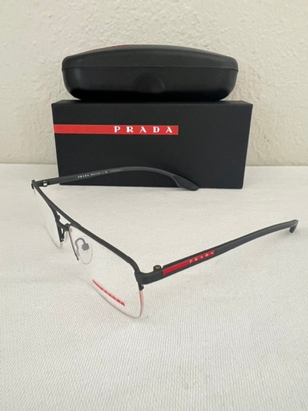 Prada LIFESTYLE OPS51MV Eyeglass Frames 5341O1 - Grey OPS51MV-5341O1-53
